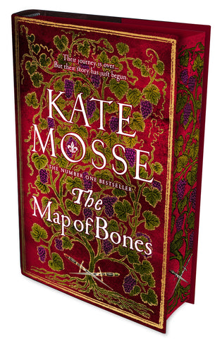 The Map of Bones - SIGNED INDIE EXCLUSIVE EDITION with beautiful sprayed edges and end papers