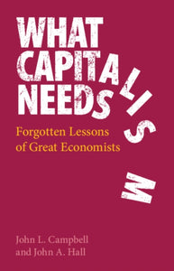 What Capitalism Needs : Forgotten Lessons of Great Economists-9781108487825