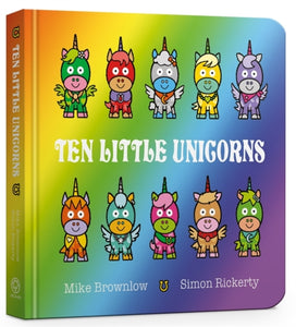 Ten Little Unicorns Board Book-9781408364055