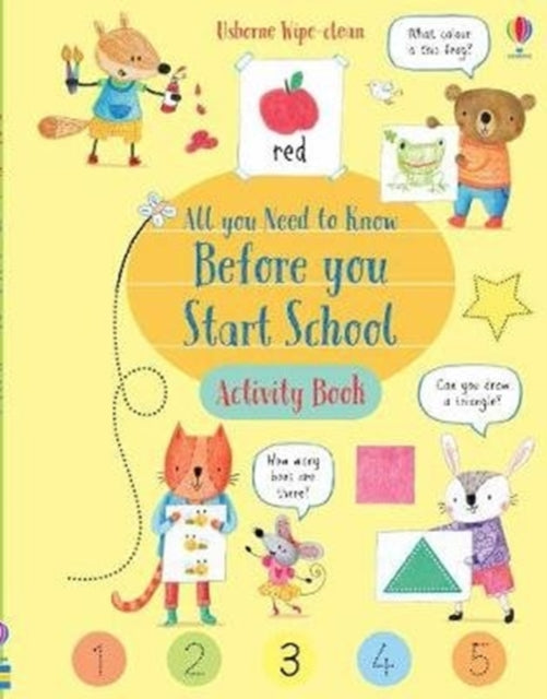 Wipe-Clean All You Need to Know Before You Start School Activity Book-9781474968379